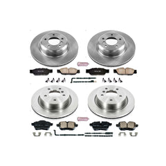 Power Stop KOE6579 Autospecialty 1-Click Daily Driver Front And Rear Brake Kit for 2009-2010 BMW Z4 product image
