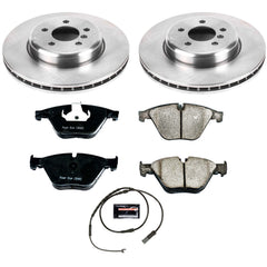 Power Stop KOE6581 Autospecialty 1-Click Daily Driver Plain Rotor Front Brake Kit for 2011 BMW 535I Xdrive product image