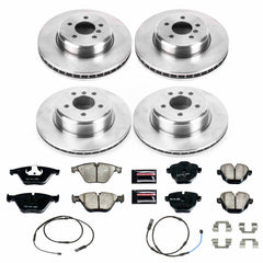 Power Stop KOE6582 Autospecialty 1-Click Daily Driver Front And Rear Brake Kit for 2011 BMW 535I Xdrive product image