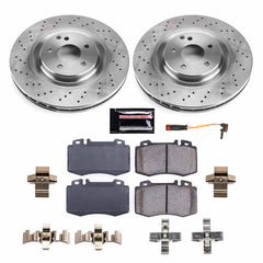 Power Stop KOE6585 Autospecialty 1-Click Daily Driver Front Brake Kit for 2005-2006 Mercedes-Benz C55 AMG product image