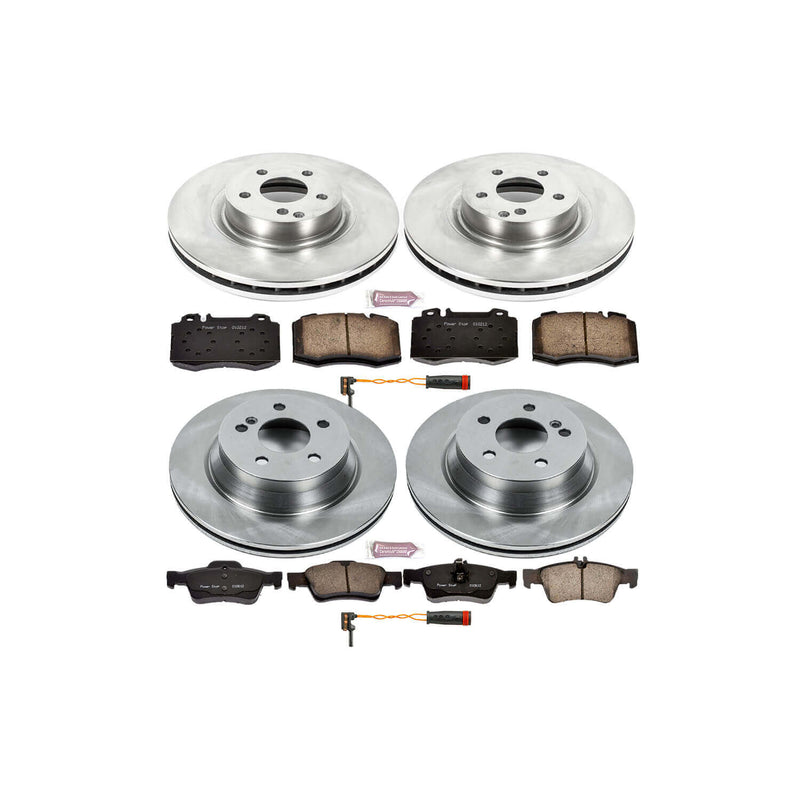 Power Stop KOE6598 Autospecialty - 1-Click Daily Driver Brake Kits (Front And Rear) for 2006 Mercedes-Benz CLS500 product image