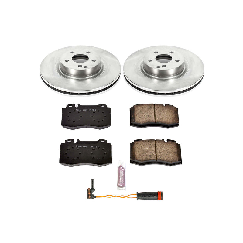 Power Stop KOE6599 Autospecialty - 1-Click Daily Driver Brake Kits (Front) for 2007-2009 Mercedes-Benz E550 product image