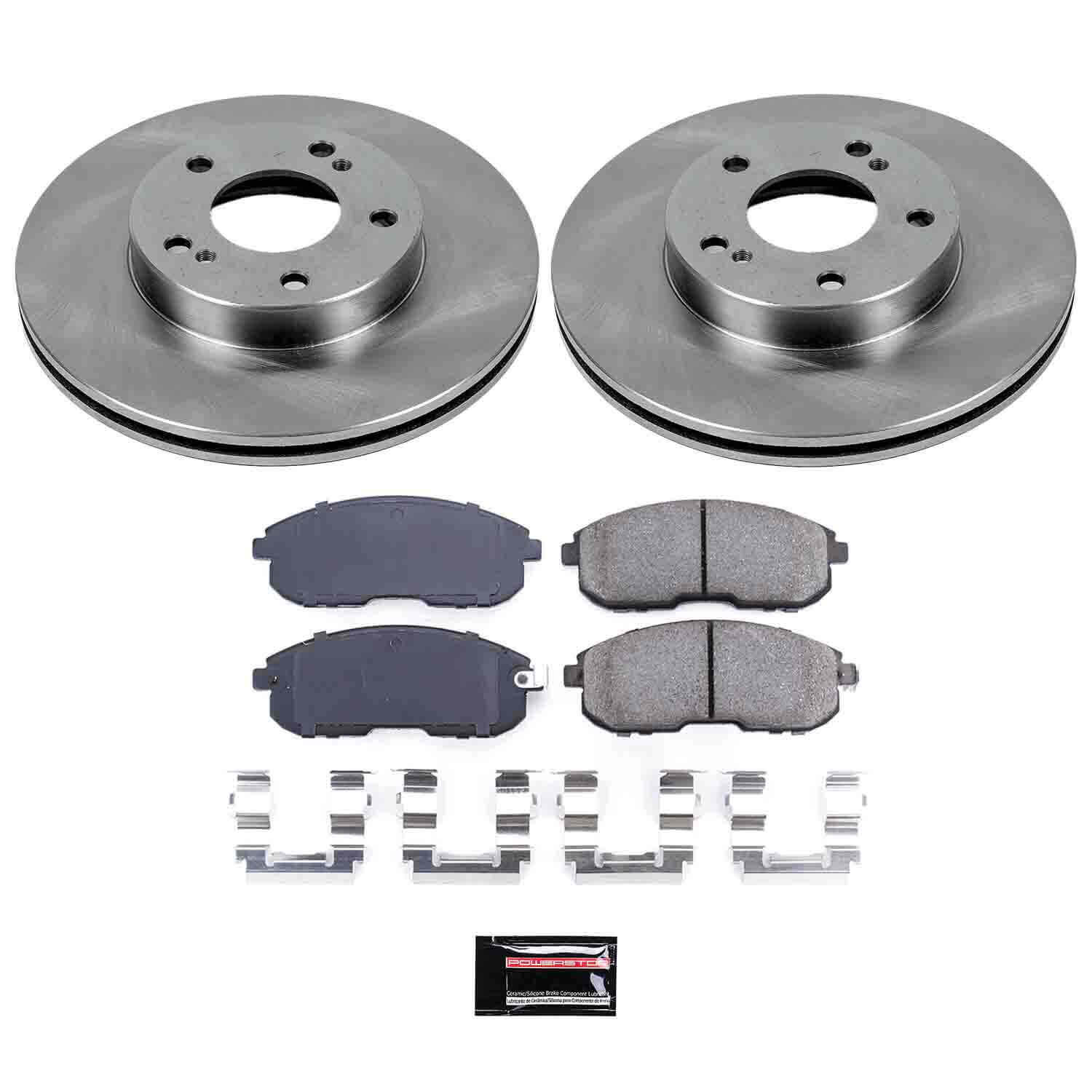 Power Stop KOE660 Autospecialty - 1-Click Daily Driver Brake Kits (Front) for 1989-1999 Infiniti I30 product image
