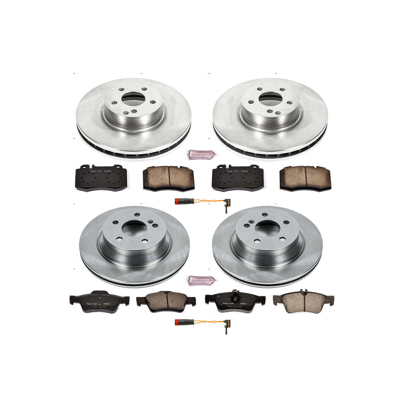 Power Stop KOE6600 Autospecialty - 1-Click Daily Driver Brake Kits (Front And Rear) for 2007-2009 Mercedes-Benz E550 product image