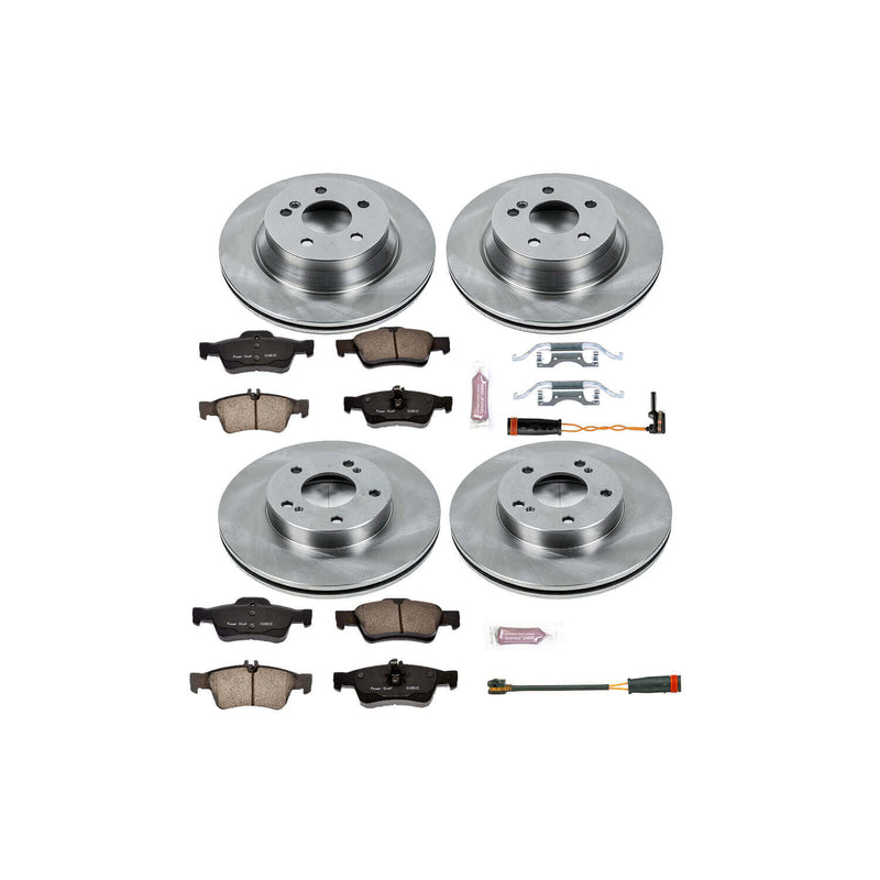 Power Stop KOE6602 Autospecialty - 1-Click Daily Driver Brake Kits (Front And Rear) for 2007-2011 Mercedes-Benz CLS550 product image