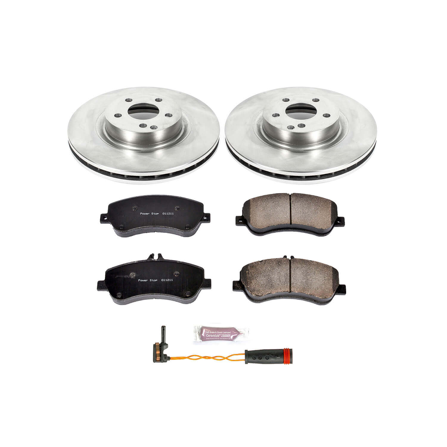 Power Stop KOE6603 Autospecialty - 1-Click Daily Driver Brake Kits (Front) for 2010-2015 Mercedes-Benz GLK250 product image