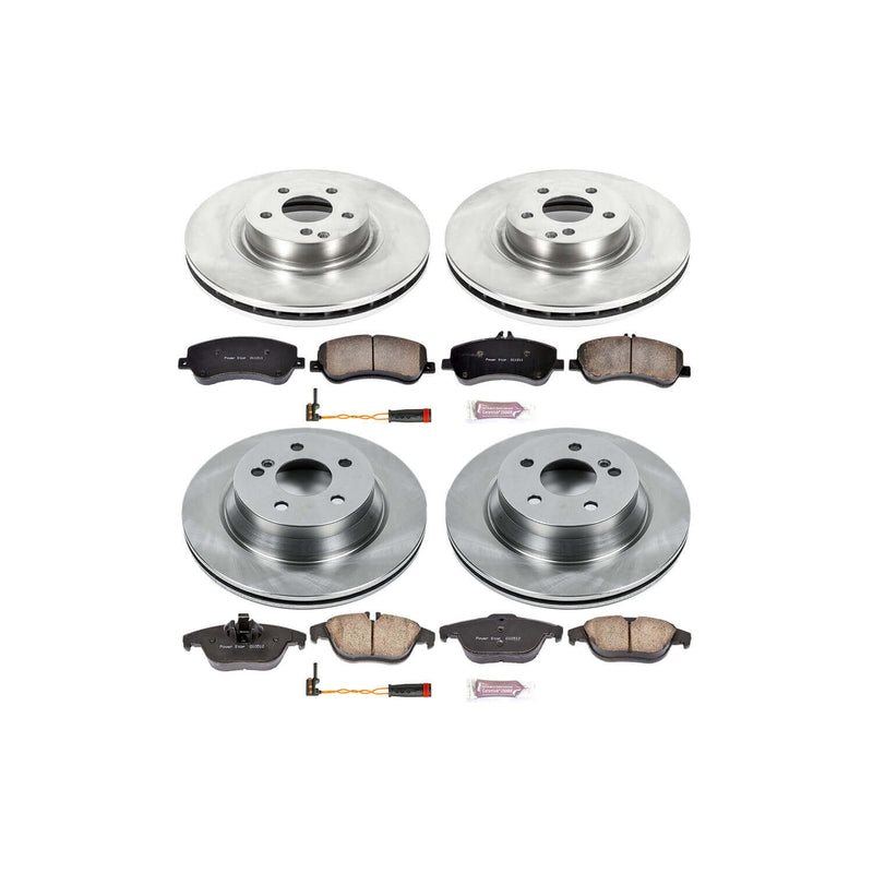 Power Stop KOE6604 Autospecialty - 1-Click Daily Driver Brake Kits (Front And Rear) for 2010-2015 Mercedes-Benz GLK250 product image