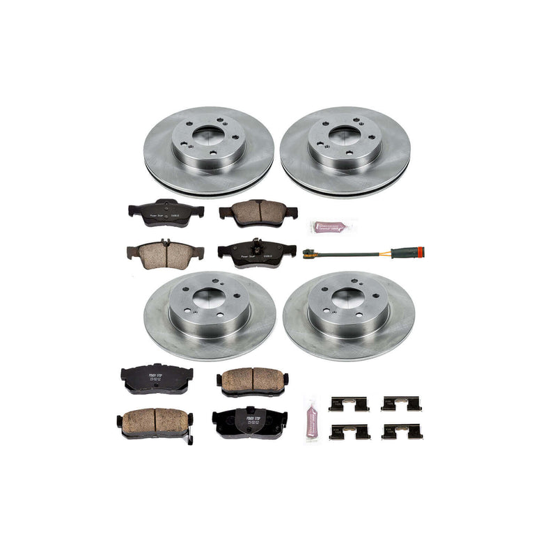 Power Stop KOE662 Autospecialty - 1-Click Daily Driver Brake Kits (Front And Rear) for 1995-1999 Infiniti I30 product image