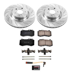 Power Stop KOE6640 Autospecialty 1-Click Daily Driver Plain Rotor Front Brake Kit for 2010-2011 Mercedes-Benz E550 product image