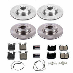 Power Stop KOE6655 Autospecialty 1-Click Daily Driver Front And Rear Brake Kit for 2012-2021 BMW 228I product image