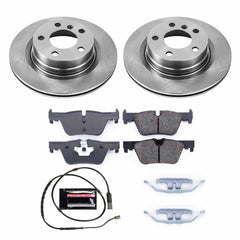 Power Stop KOE6656 Autospecialty 1-Click Daily Driver Plain Rotor Rear Brake Kit for 2012-2021 BMW 228I product image