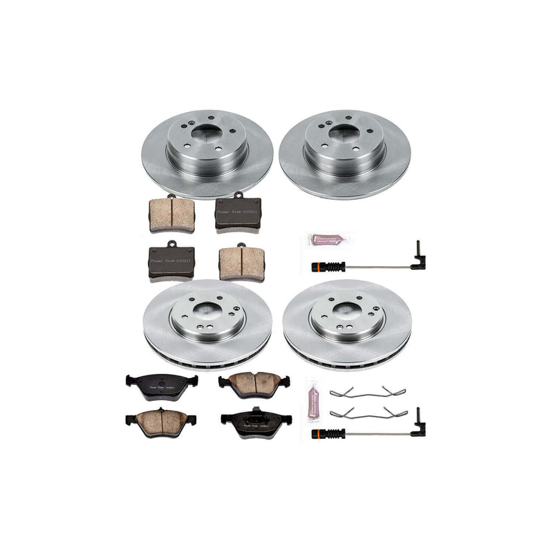 Power Stop KOE6700 Autospecialty - 1-Click Daily Driver Brake Kits (Front And Rear) for 2000-2003 Mercedes-Benz CLK430 product image