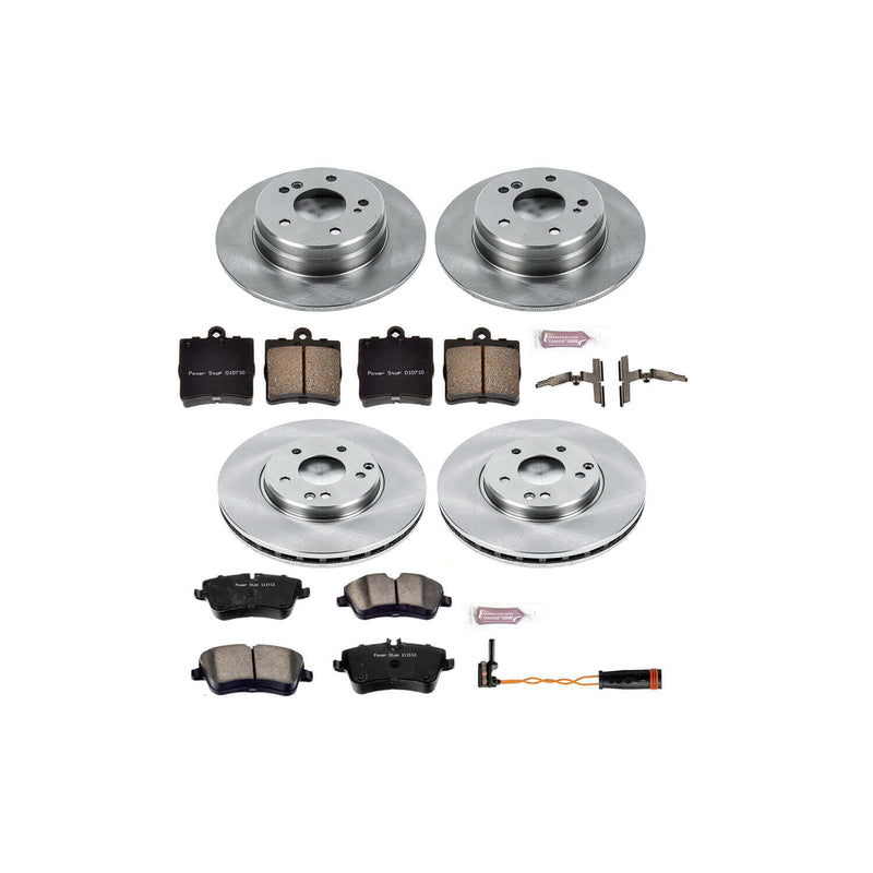 Power Stop KOE6703 Autospecialty - 1-Click Daily Driver Brake Kits (Front And Rear) for 2006-2011 Mercedes-Benz SLK280 product image
