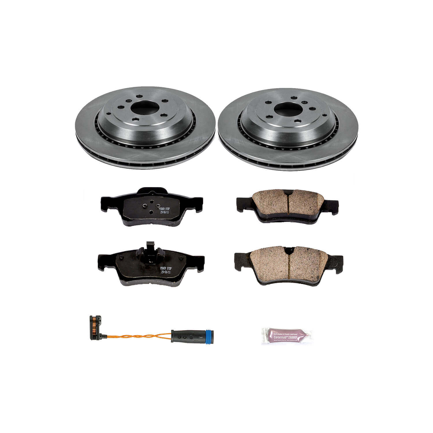 Power Stop KOE6708 Autospecialty - 1-Click Daily Driver Brake Kits (Rear) for 2006-2012 Mercedes-Benz GL320 product image