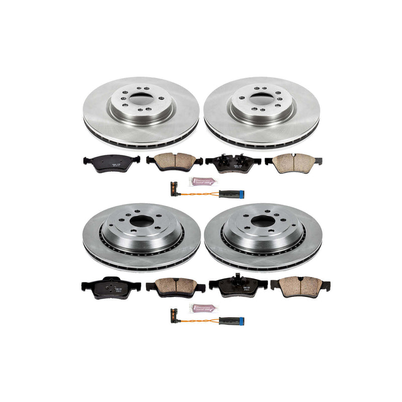 Power Stop KOE6711 Autospecialty - 1-Click Daily Driver Brake Kits (Front And Rear) for 2006-2012 Mercedes-Benz R320 product image