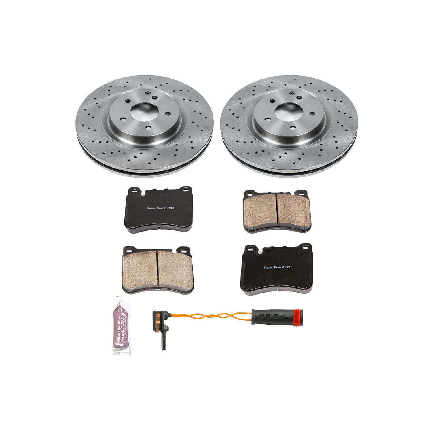 Power Stop KOE6713 Autospecialty - 1-Click Daily Driver Brake Kits (Front) for 2005-2011 Mercedes-Benz C230 product image