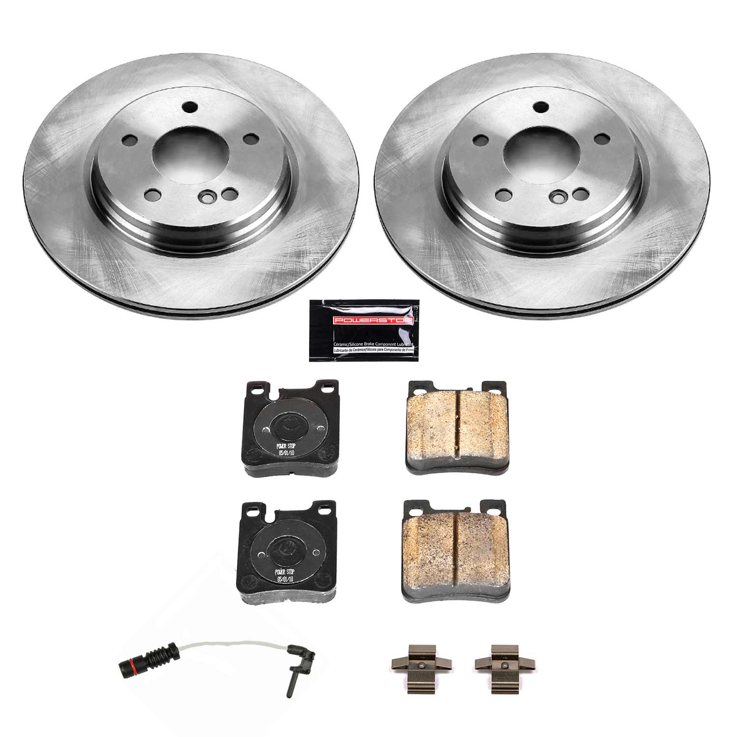Power Stop KOE6717 Autospecialty 1-Click Daily Driver Rear Brake Kit for 1999-2002 Mercedes-Benz E55 AMG product image