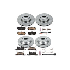 Power Stop KOE6724 Autospecialty - 1-Click Daily Driver Brake Kits (Front And Rear) for 2011-2017 Volkswagen Touareg product image