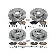 Power Stop KOE6742 Autospecialty 1-Click Daily Driver Front And Rear Brake Kit for 2012-2015 MINI Cooper product image