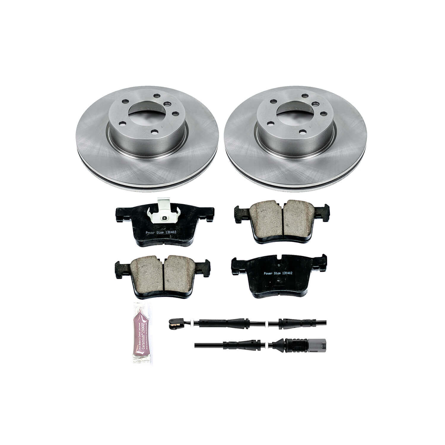 Power Stop KOE6743 Autospecialty - 1-Click Daily Driver Brake Kits (Front) for 2012-2021 BMW 228I product image