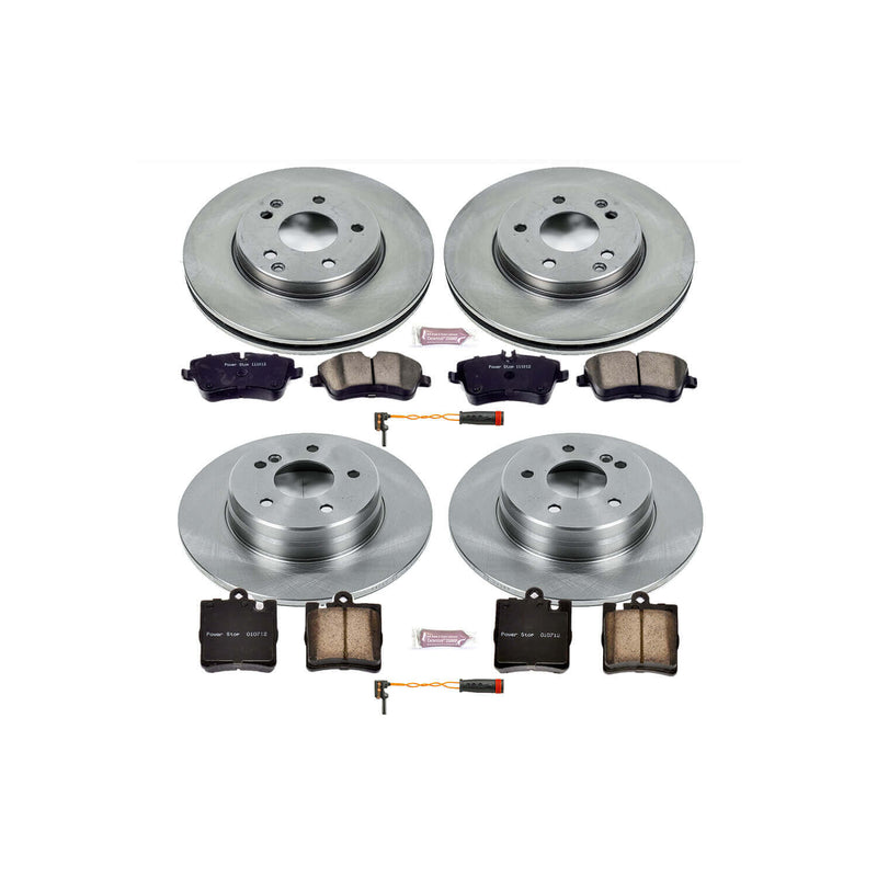 Power Stop KOE6745 Autospecialty - 1-Click Daily Driver Brake Kits (Front And Rear) for 2003-2005 Mercedes-Benz C240 product image