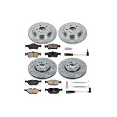 Power Stop KOE6747 Autospecialty - 1-Click Daily Driver Brake Kits (Front And Rear) for 2003-2006 Mercedes-Benz S430 product image