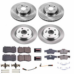 Power Stop KOE6758 Autospecialty 1-Click Daily Driver Front And Rear Brake Kit for 2007-2013 Mercedes-Benz CL550 product image