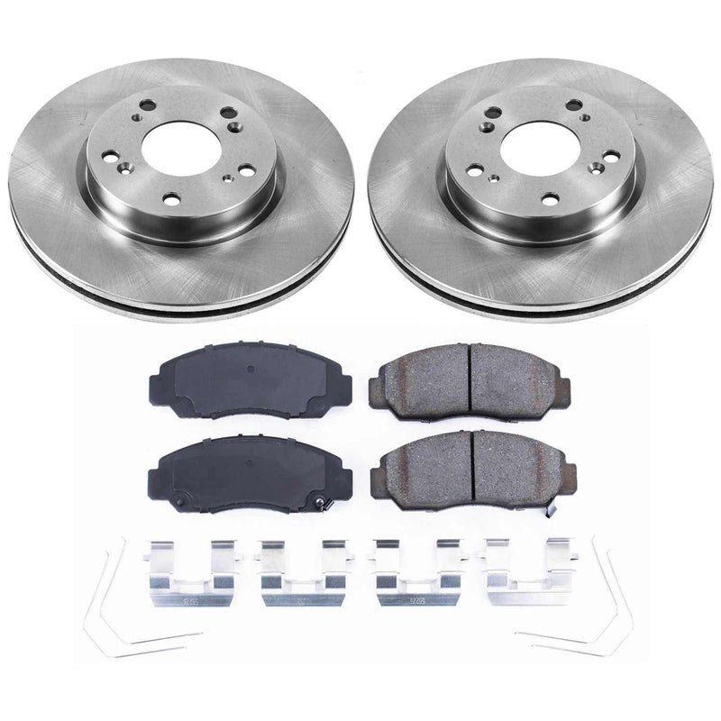 Power Stop KOE6766 Autospecialty - 1-Click Daily Driver Brake Kits (Front) for 2012-2015 Honda Civic product image