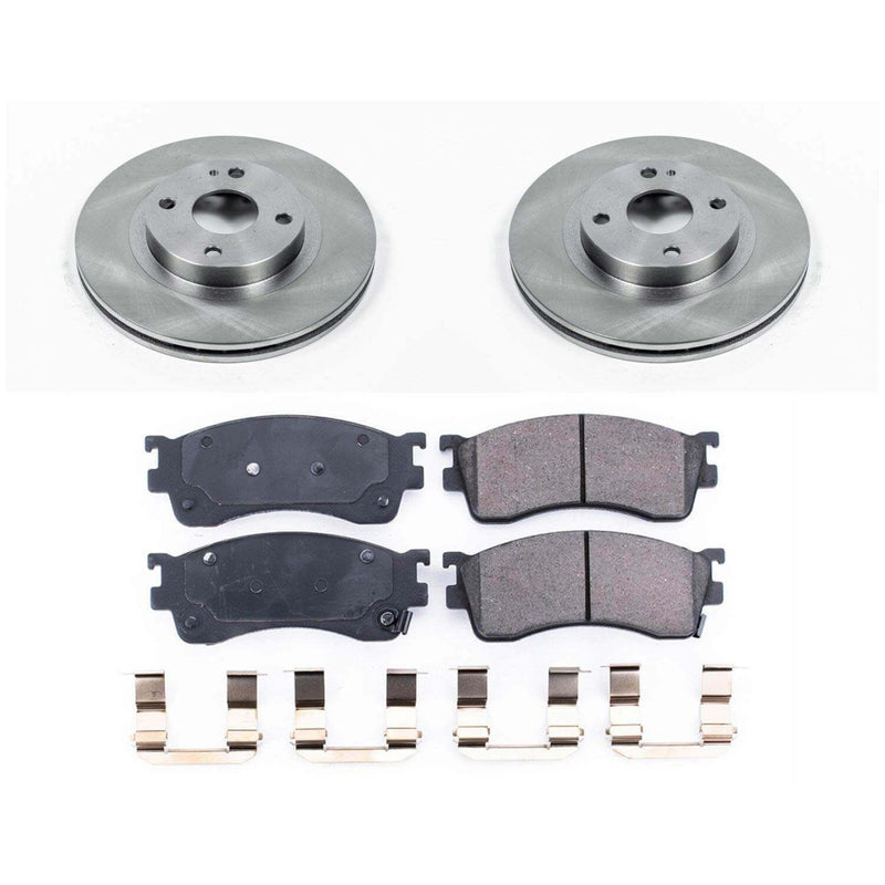 Power Stop KOE6786 Autospecialty - 1-Click Daily Driver Brake Kits (Front) for 2001-2003 Mazda Protege product image