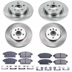 Power Stop KOE6792 Autospecialty 1-Click Daily Driver Front And Rear Brake Kit for 2013-2017 Buick Encore product image
