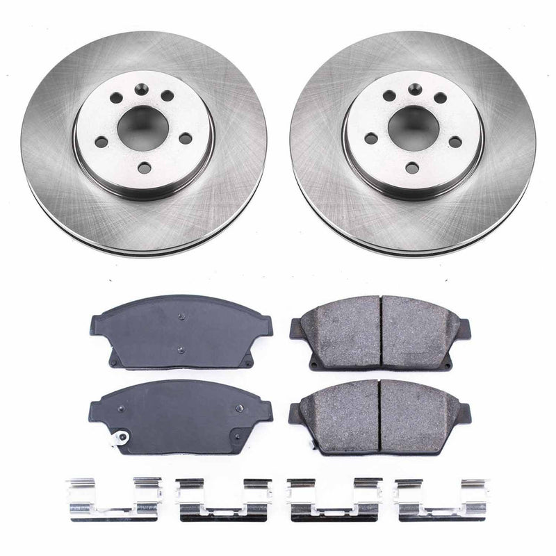 Power Stop KOE6793 Autospecialty 1-Click Daily Driver Front Brake Kit for 2013-2017 Buick Encore product image