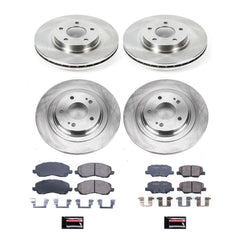 Power Stop KOE6796 Autospecialty 1-Click Daily Driver Front And Rear Brake Kit for 2013-2020 Mitsubishi Outlander product image