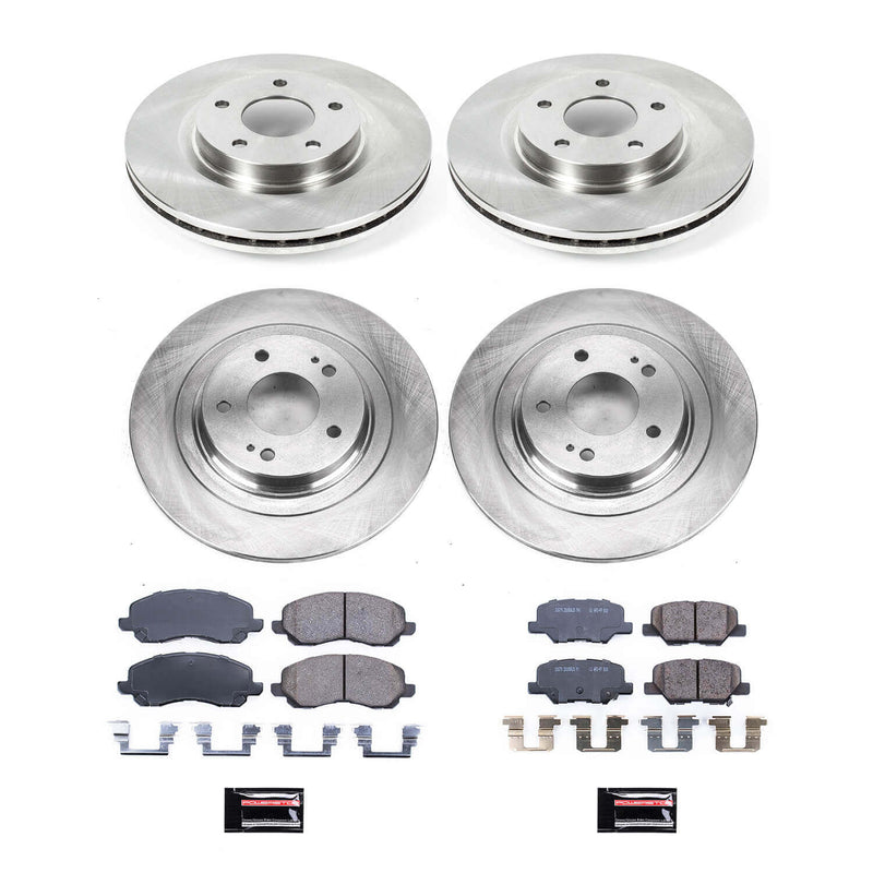 Power Stop KOE6796 Autospecialty 1-Click Daily Driver Front And Rear Brake Kit for 2013-2020 Mitsubishi Outlander product image