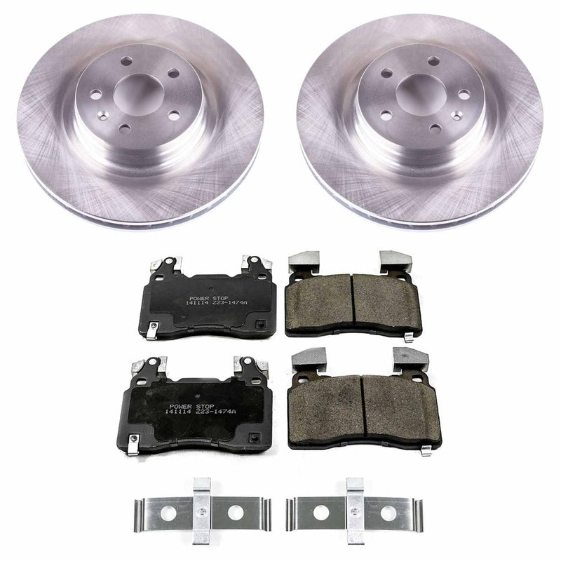 Power Stop KOE6798 Autospecialty 1-Click Daily Driver Front Pad And Rotor Kit for 2012-2021 Tesla Model S product image