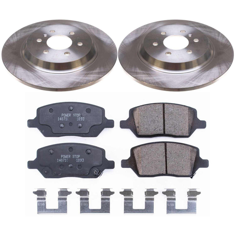 Power Stop KOE6800 Autospecialty 1-Click Daily Driver Rear Pad And Rotor Kit for 2011-2012 VPG MV-1 product image