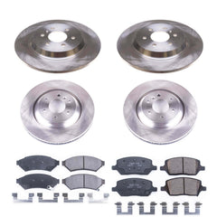 Power Stop KOE6801 Autospecialty 1-Click Daily Driver Front And Rear Pad And Rotor Kit for 2011-2012 VPG MV-1 product image