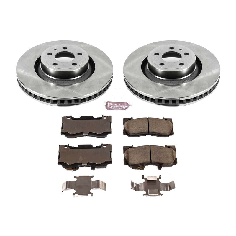 Power Stop KOE6806 Autospecialty - 1-Click Daily Driver Brake Kits (Front) for 2015-2020 Ford Mustang product image