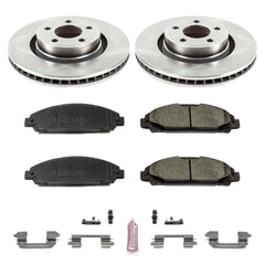 Power Stop KOE6809 Autospecialty - 1-Click Daily Driver Brake Kits (Front) for 2015-2020 Ford Mustang product image