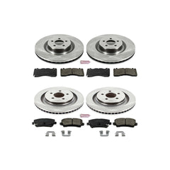 Power Stop KOE6810 Autospecialty - 1-Click Daily Driver Brake Kits (Front And Rear) for 2015-2023 Ford Mustang product image