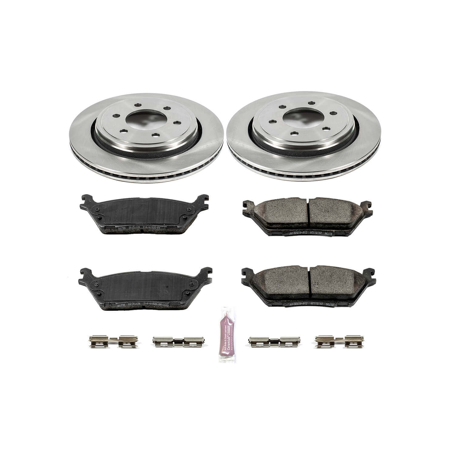 Power Stop KOE6814 Autospecialty - 1-Click Daily Driver Brake Kits (Rear) for 2015-2017 Ford F-150 product image