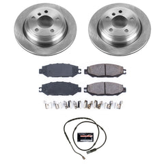 Power Stop KOE6852 Autospecialty 1-Click Daily Driver Plain Rotor Rear Brake Kit for 2013-2020 BMW 320I Xdrive product image