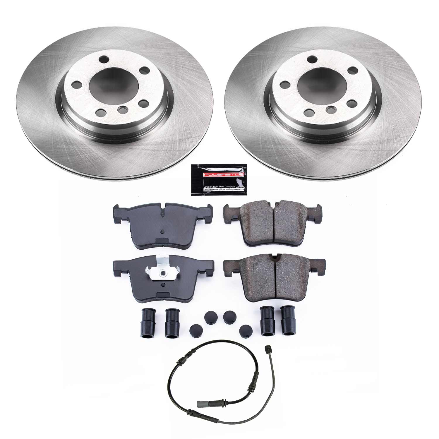 Power Stop KOE6854 Autospecialty 1-Click Daily Driver Front Brake Kit for 2013-2018 BMW 228I product image