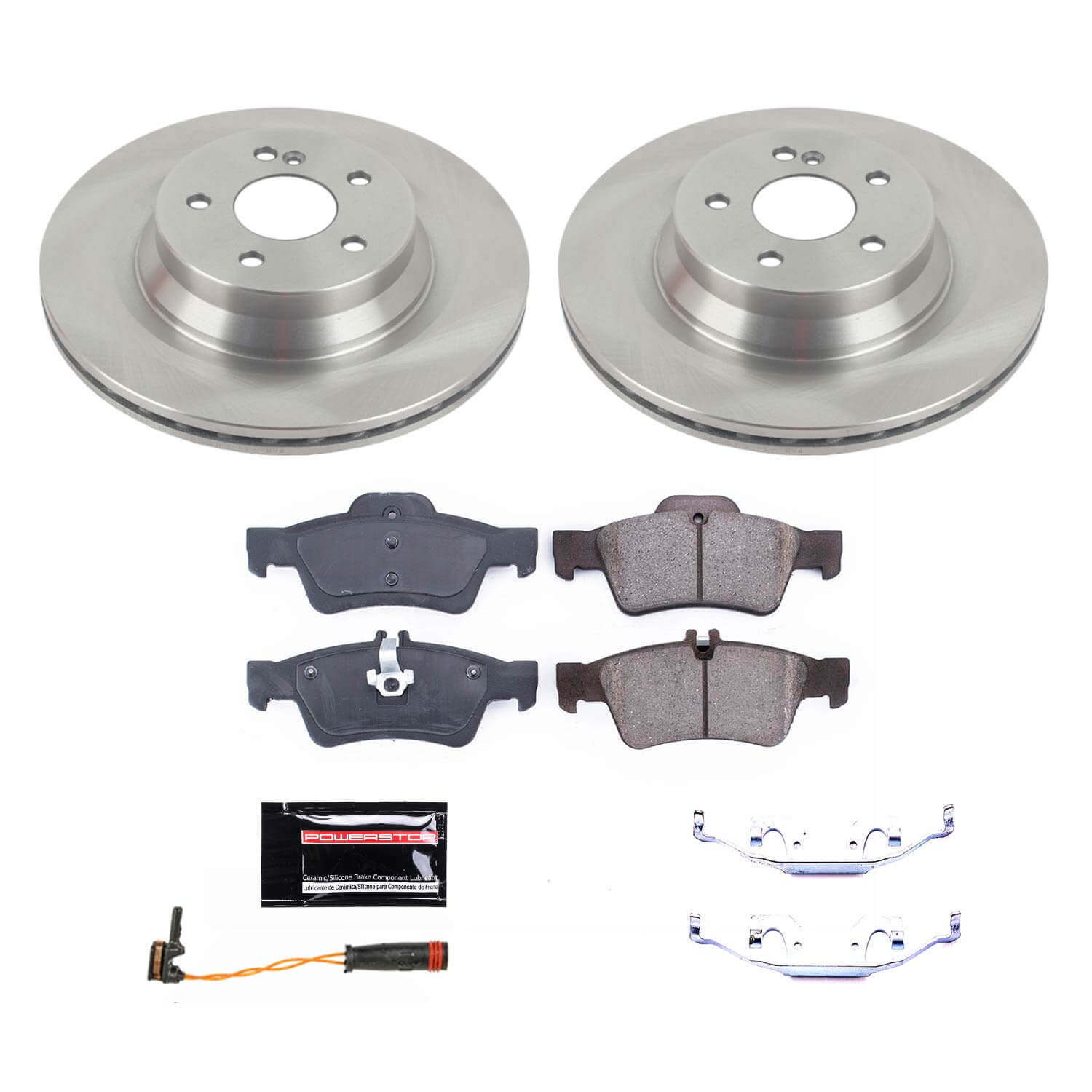 Power Stop KOE6881 Autospecialty 1-Click Daily Driver Rear Brake Kit for 2010-2018 Mercedes-Benz CLS550 product image