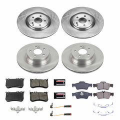 Power Stop KOE6885 Autospecialty 1-Click Daily Driver Front And Rear Brake Kit for 2012-2018 Mercedes-Benz CLS550 product image