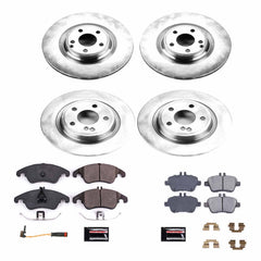 Power Stop KOE6891 Autospecialty 1-Click Daily Driver Front And Rear Brake Kit for 2017-2020 Mercedes-Benz SLC300 product image