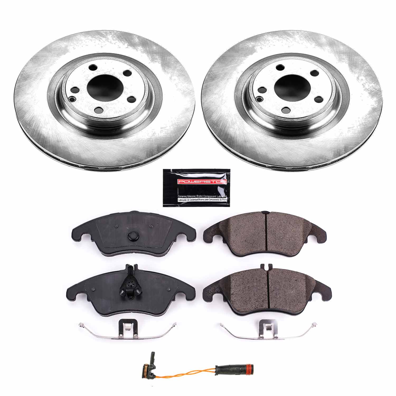 Power Stop KOE6893 Autospecialty 1-Click Daily Driver Front Brake Kit for 2017-2020 Mercedes-Benz SLC300 product image