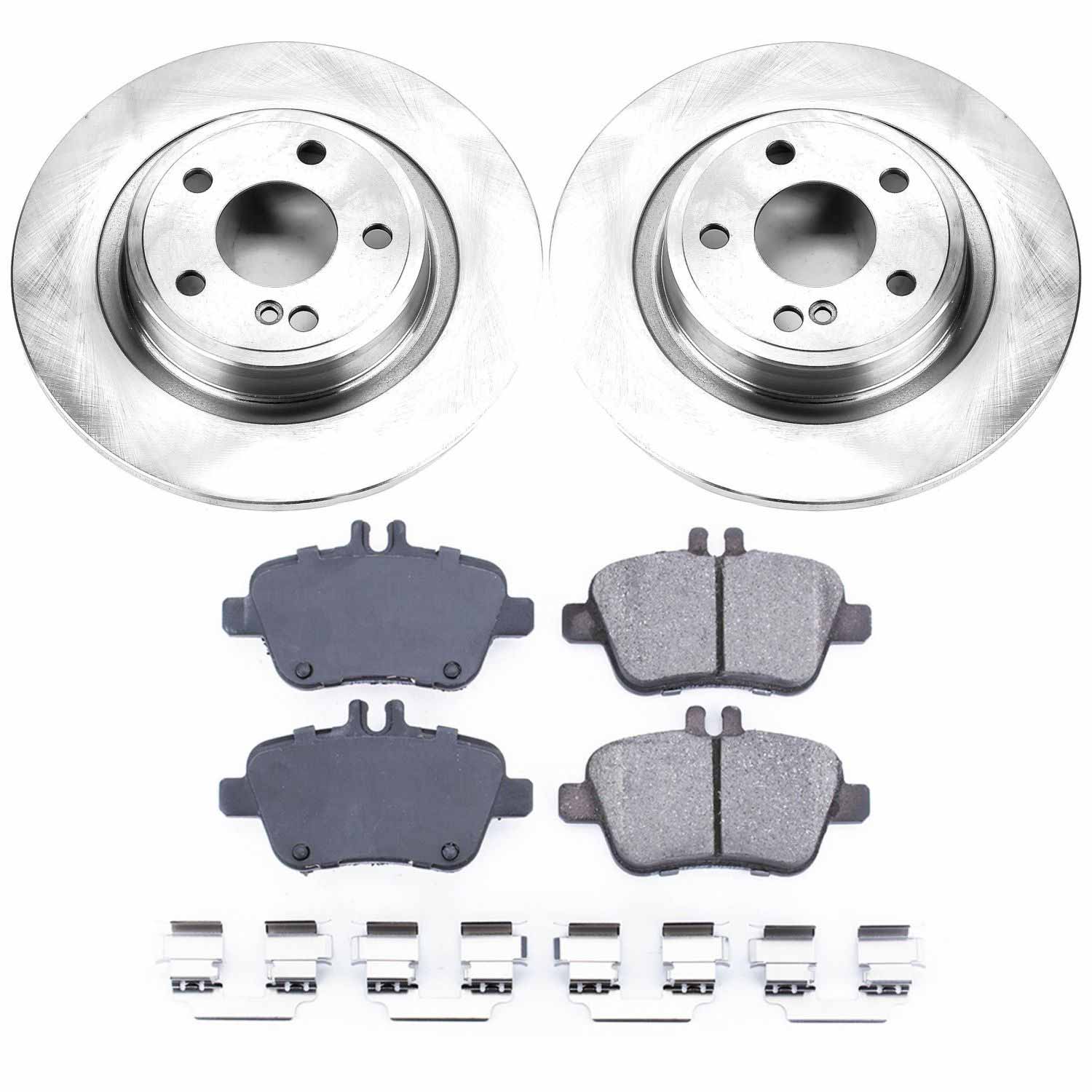 Power Stop KOE6894 Autospecialty 1-Click Daily Driver Rear Brake Kit for 2017-2020 Mercedes-Benz SLC300 product image