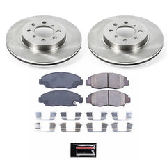 Power Stop KOE690 Autospecialty - 1-Click Daily Driver Brake Kits (Front) for 1996-2014 Honda Civic product image