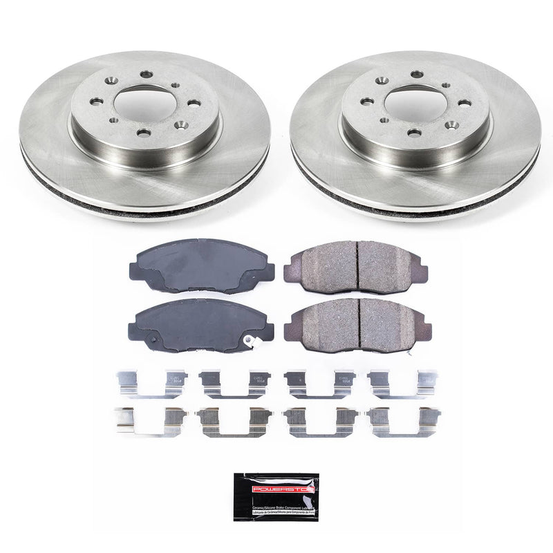 Power Stop KOE690 Autospecialty - 1-Click Daily Driver Brake Kits (Front) for 1996-2014 Honda Civic product image