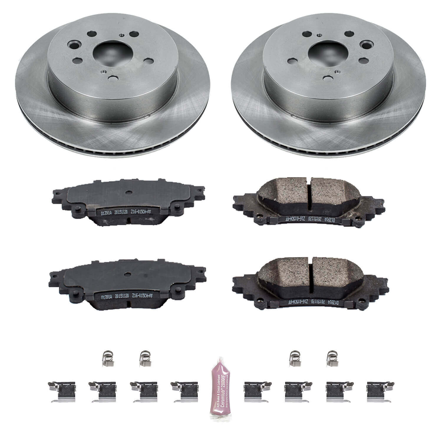 Power Stop KOE6928 Autospecialty - 1-Click Daily Driver Brake Kits (Rear) for 2014-2015 Lexus IS250 product image